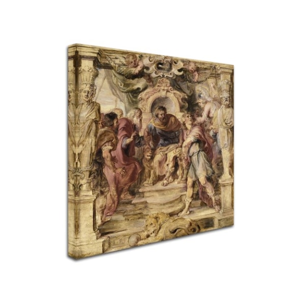 Peter Paul Rubens 'The Wrath Of Achilles' Canvas Art,14x14